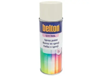 barva ve spreji BELTON RAL 9010m, 400ml BÍ matná