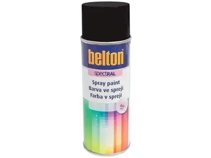 barva ve spreji BELTON RAL 9005m, 400ml ČER matná