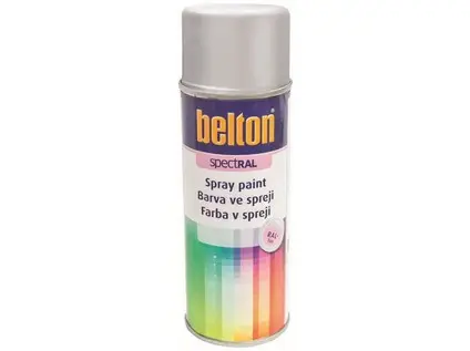 barva ve spreji BELTON RAL 9006, 400ml BÍ Al