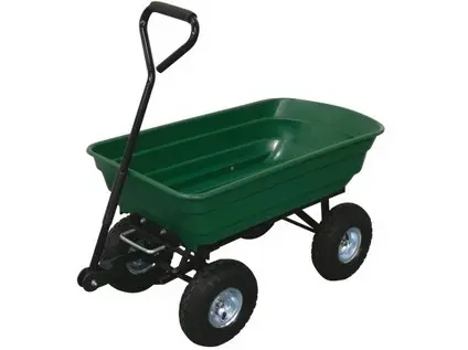 vozík zahradní sklápěcí 125l, korba 124,5x66x30,5cm
