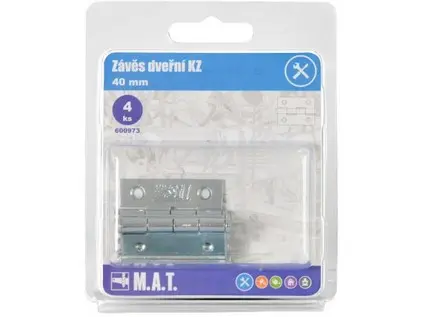 závěs dveřní 40mm KZ Zn MO         (4ks)