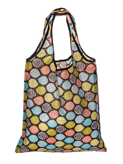 taška nákupní skládací LIST 59x37cm PES