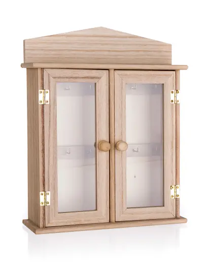 Skříňka dř.na klíče 27x22x6,5