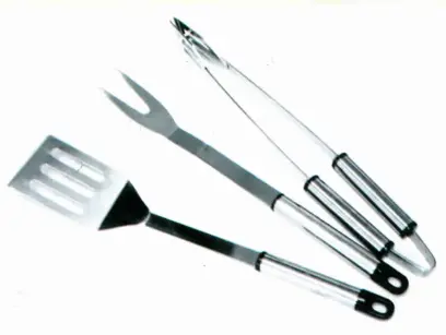 Soupr.na gril.BBQ, 3 ks, nerez