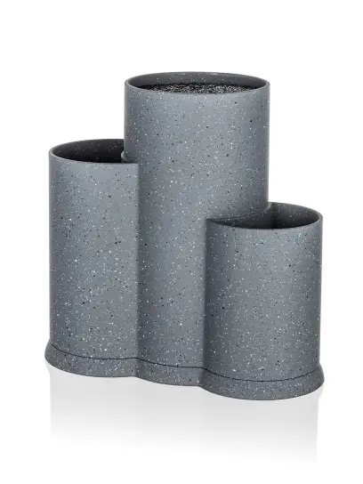 stojan na nože 3v1 GRANITE Grey