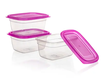 Sada dóz SV 0,55l, 3ks růžová