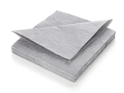 Ubrousky 33x33cm, 20ks r.šedý