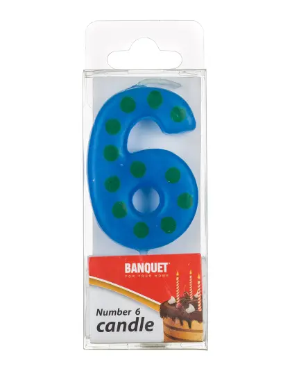 Svíčka nar. č.6 MY PARTY New