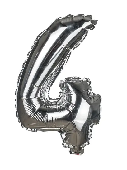 balónek nafukovací č.4, 30cm, folie MY PARTY