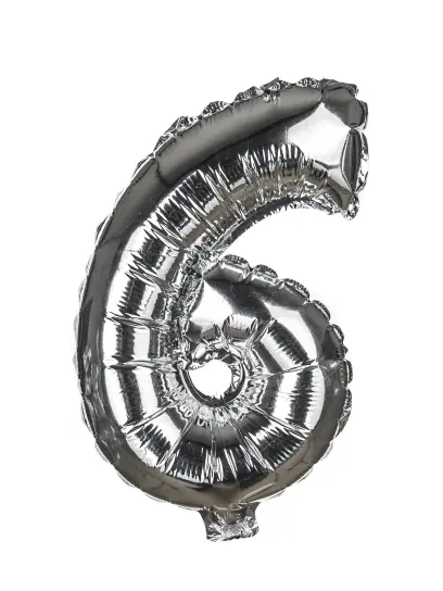 balónek nafukovací č.6, 30cm, folie MY PARTY