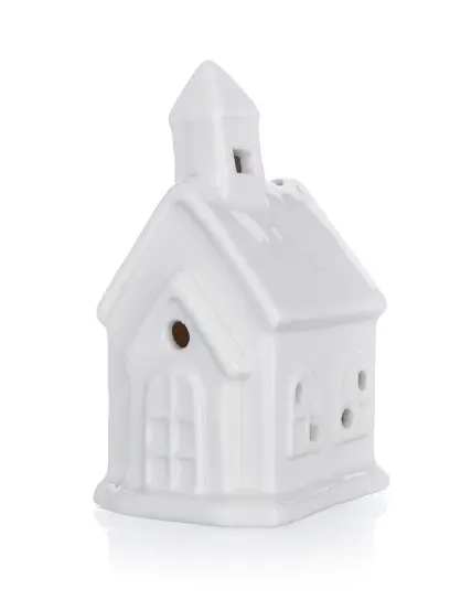 Domeček LED bílé světlo var. 4