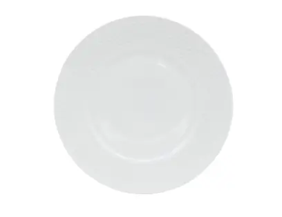 talíř mělký 28,5cm HONEYCOMB porcelánový BÍ