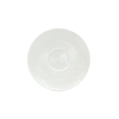 podšálek 15cm HONEYCOMB porcelánový BÍ