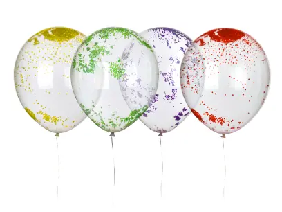 Balónky nafukovací latexové MY PARTY 30 cm, 10 ks, kuličky