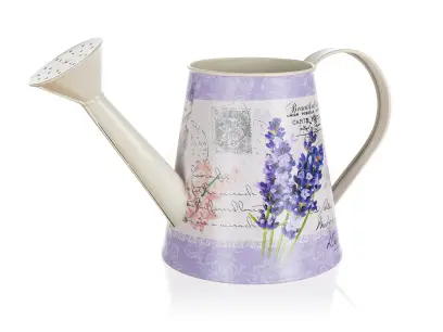 Konvička plechová LAVENDER 28,5 x 13 x 13,5 cm