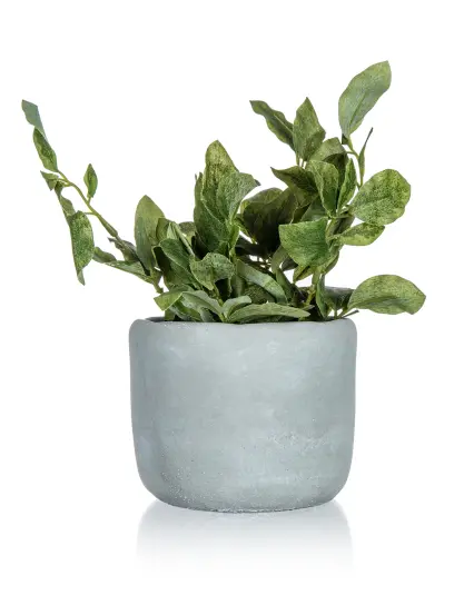 Květina umělá v betonovém květináči GREENERY 18 x 20 cm