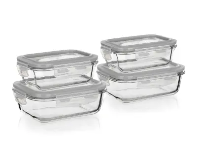 Sada skleněných dóz CULINARIA 360 + 600 ml, 2 + 2 ks