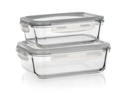 Sada skleněných dóz CULINARIA 950 + 1450 ml, 2 ks