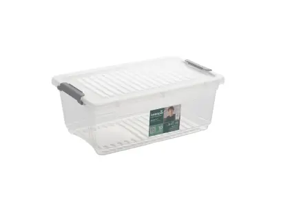 box úložný  3,7l, 28,5x18,5x10,5cm, víko, klip, PH