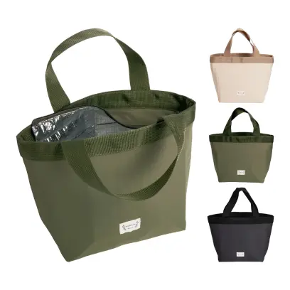 taška chladící 10l 31x3cm, nylon, na zip, mix 3 barvy