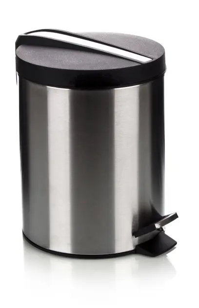 koš odpadkový nášlapný SOLISTE NEW  5l kul.nerez, s vložkou PH