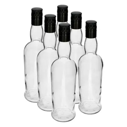 láhev  700ml MONOPOL skleněná s uzávěrem (6ks)