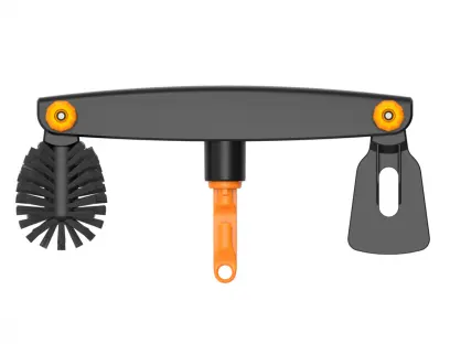 čistič okapů (škrabka/kartáč) OneClick (1080698) FISKARS
