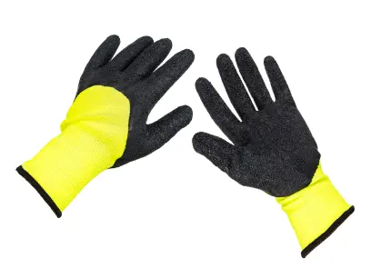 Rukavice pracovní máčené – Latex, vel. L/9