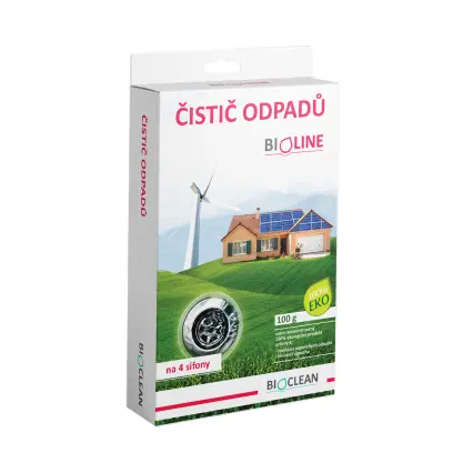 čistič odpadů, sifonů biologický 100g Biolin