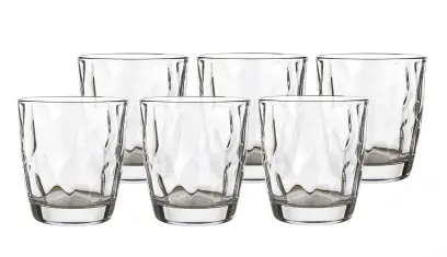sklenice 300ml DIAMOND čirá (6ks)