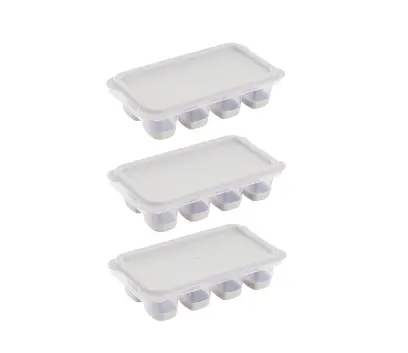 forma na led/bylinky kostky (3x8) 12,5x7x3cm 3díl. PH s víčkem