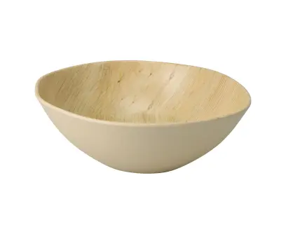 miska 18x5,5cm, melamin, dekor dřevo