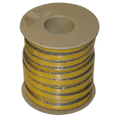 šňůra izolační   8x2mm (500°C) lepicí  (25m)