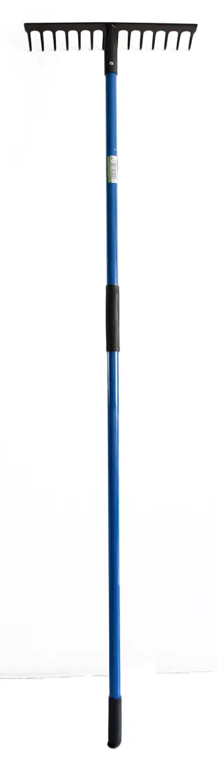 hrábě 14z, d.35cm kov. S NÁSADOU sklolaminát 140cm