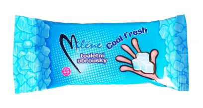 ubrousky vlhčené (15ks) Cool Fresh Miléne