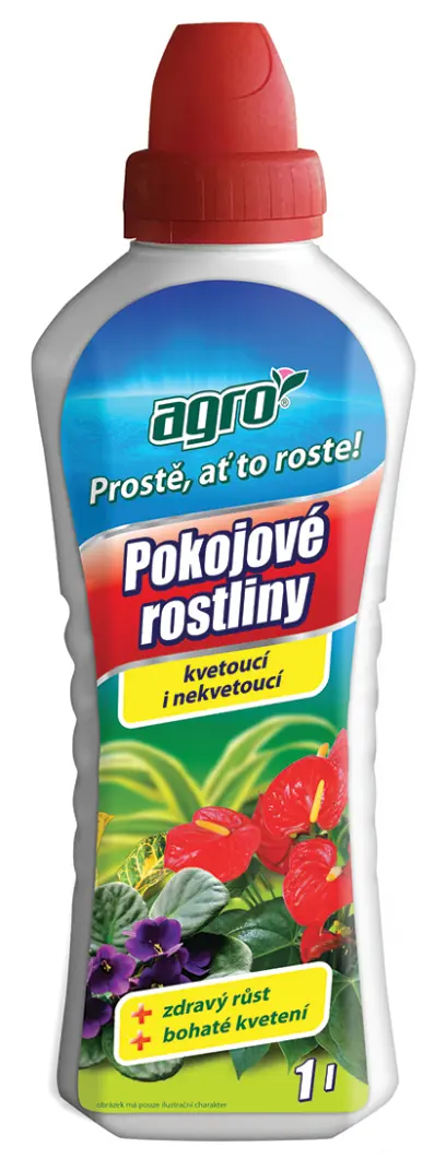 hnojivo AGRO kapalné pro pokojové květiny 1l