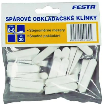 klínky obkladačské 0-4mm (100ks)