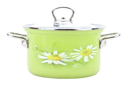 hrnec BELIS DAISY 24cm 6,1l se skleněnou poklicí