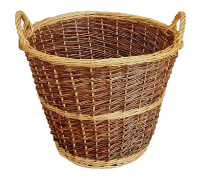koš na trávu pr.50cm neloupané proutí