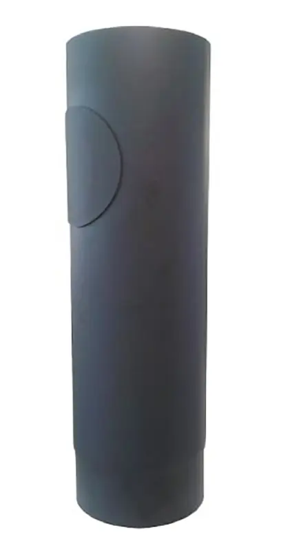 roura kouřová s otv.180mm/ 500 t.1,5mm ČER
