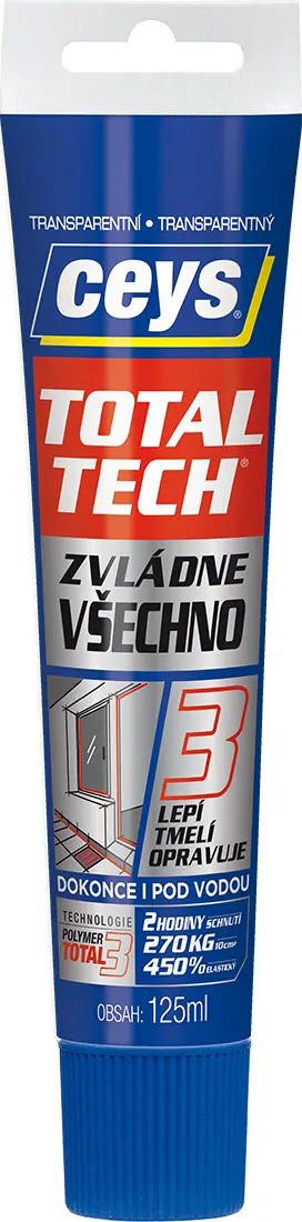 lepidlo univerzální a tmel 125ml TOTAL TECH EXPRESS TRA CEYS