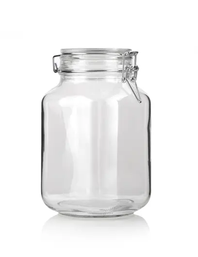 dóza hermetická 2,2l skl. s patentním uzávěrem