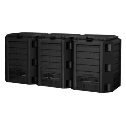 kompostér 1200l COMPOGREEN (3x400l) ČER (S411)