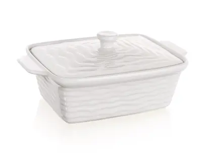 mísa zapékací obdél. 28x18cm CULINARIA s víkem keramická
