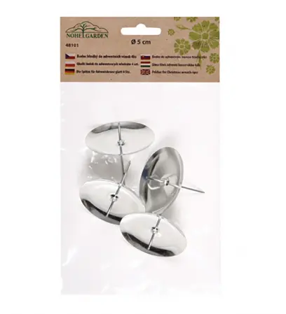 držák na svíčku zápich pr.50mm STŘ (4ks)