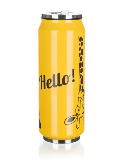 termoska 430ml plechovka BE COOL GIRAFFE
