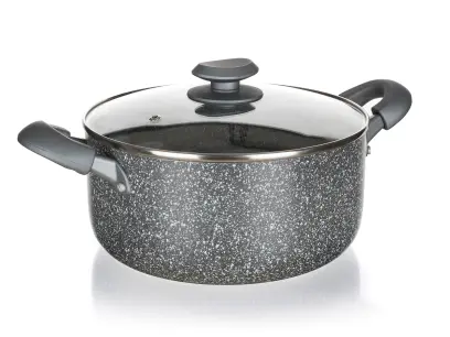 hrnec + skl. poklice 24cm nepřiln. povrch GRANITE PR