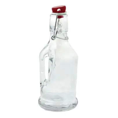 láhev s pákovým uzávěrem  190ml skleněná