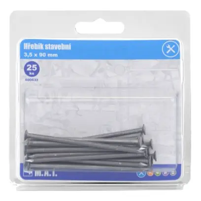 hřebík stavební  90x3,5mm (25ks)