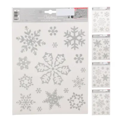 dekorace na okno VLOČKA samolepicí mix dekorů